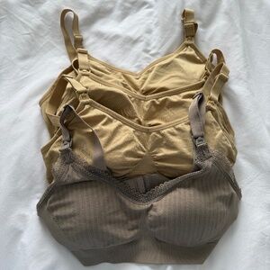 BUNDLE! Nursing Bras (size large)